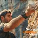 Bandletic Rugged Paracord Compatible with Samsung Galaxy Ultra Watch 47mm Band 2025 2024 for Men, Handmade Woven Braided Tactical Military Survival Nylon Strap, Large, Titanium Buckle-Army Green