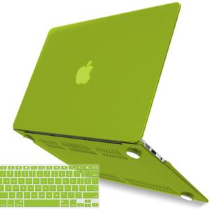 IBENZER Compatible with Old Version MacBook Air 13 Inch Case (2010-2017 Release). Models: A1466 / A1369, Plastic Hard Shell Case with Keyboard Cover for Mac Air 13, Avocado Green, A13AVGN+1