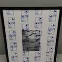 Americanflat 16x20 Picture Frame with Polished Plexiglass - Use as 6x8 Frame with Mat or Display 16x20 Photo Without Mat - Streamline Collection - Thin Border Picture Frames for Wall - Black