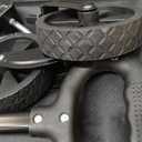 Wagons Carts Foldable  Collapsible Wagon 360Lbs, Folding Wagon Cart with Wheels, Foldable Wagons Portable for Groceries, Sports, Camping, Storage, Travel, Shopping Jet Black