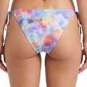 Ivory Ella Women's Side Tie Bikini Bottom (Purple, L)