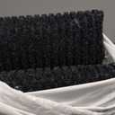 fani Heavy Duty Large Outdoor Indoor Entrance Black Doormat Waterproof Low Profile Entrance Rug Front Door Mat Patio Anti-Skid Rubber Back, 35x72 inch (Black)