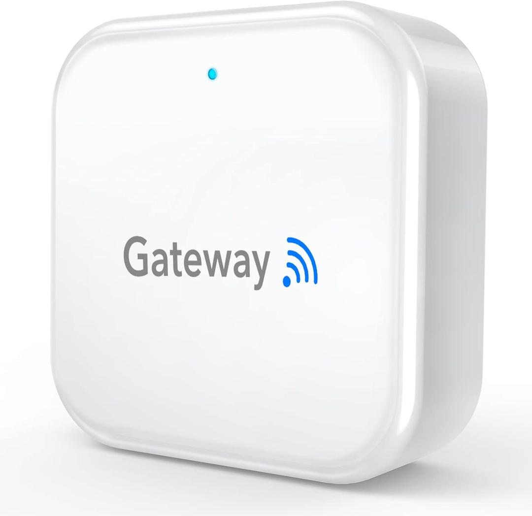 Smart Wi-Fi Gateway, G2 Hub for Keyless Entry Remote Control & Manage Bluetooth Deadbolt Door Lock with TTLock App, Wi-Fi Bridge Compatible with Alexa Google Home for Voice Control