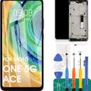 for Moto One 5G Ace Screen Replacement for Motorola ONE 5G UW Ace LCD for XT2113-2 LCD with Frame for Moto G 5G XT2113 LCD Digitizer Diaplay Touch Screen Assembly (Not for ONE 5G,ONE 5G UW)