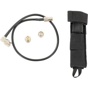 Tactical Antenna Relocation Kit Enhanced Signal & Mobility Chest Rig & Backpack Compatible Durable, Lightweight & Weather-Resistant Ideal for Military, Outdoor Use (Black, 19" Cable)