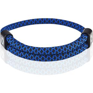 Adjustable Mens Bracelet Made of Durable Waterproof Rope | Stylish Accessory For Men | 10 colors | Fits Any Wrist Size (Blue)