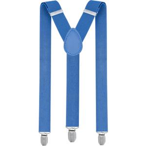 10 x trilece Child Kids Boys Girls Toddlers Infant Baby Suspenders Adjustable Y Back Suspenders (Blue)