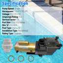 W3SP2610X15 1.5 HP Super Pool Pump 115/230V Replacement for Hayward