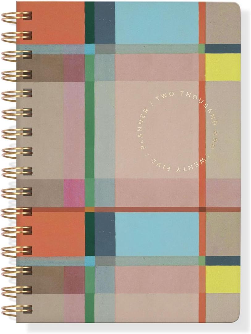 Fringe Studio 17 Month Planner (Aug 2024- Dec. 2025), Berlin", Paper Cover, 5.75" X 8.25", with Stickers & Interior Pocket, 236 Pages, Esprit Collection (113PA001FSC)