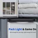 LXFEIFANTECH Slim Carrying Case Compatible with Nintendo Switch 2 2025, Hard Shell Travel Case with 12 Game Card Slots & Screen Protector Mat , Portable Hard Shell Storage Bag, Black