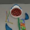 Musical Shark Fishing Game for Kids, 360 Rotating Board, 20 Fish with 3 Rods,Hook Fishing Set for ToddlersEducational, Fine Motor Skill Activity for Boys and Girls
