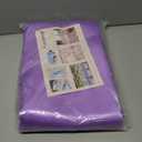 6 Pack Satin Table Cover Rectangle, Light Purple, 60 x 84 Inches | Silky Soft Table Cloth, Wedding Banquet Table Decoration, Dining Room, Indoor and Outdoor Use