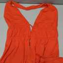 SOLY HUX Women's Sexy 2 Piece Outfits Hollow Out Asymmetrical Halter Top Bodycon Mini Skirt Party Club Sets Size XS