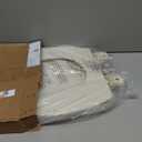 Centoco Heavy-Duty Elongated Toilet Seat, Wood Core with Scratch-Resistant Plastic Finish, Won't Crack or Fade, Residential, Made in the USA, DSAMAZ9-106, Bone