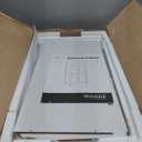 VASAGLE Floor Storage Cabinet, Freestanding Storage Unit with 4 Doors, Adjustable Shelves, 11.8 x 23.6 x 43.3 Inches, for Entryway, Bathroom, White UBBC552P31