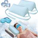 Back Sleeper Beauty Pillow for Anti Aging Wrinkle Prevention Face Up Head Positioning Back Sleep Training Pillow Head Stabilizer Facial Eye Surgery Pillow Supports for Sleeping Upright