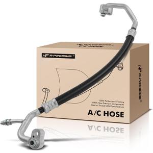 A-Premium A/C Discharge Line Hose Assembly Compatible with Volkswagen Jetta 2006-2008, Golf 2013, Eos 2007-2009, GTI 2006-2009, Golf R, Jetta City & Audi A3, A3 Quattro, Compressor to Condenser