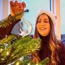 4 x Christmas Tree Decorations, Acrylic Christmas Tree Ornaments, Double-Printed Animal Hanging for Christmas Tree, Home Decor, Children's Gifts (Deer)