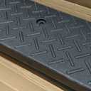 2 Pcs 2" Rubber Curb Ramp Threshold Ramps,2" H 38.5" L 9.5" W.Heavy Loading 3 Tons(6600 LB) Capacity,Car Slope for Driveway Dock Bike Vehicle Warehouse Motorcycle (2" H)