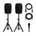 Bowens 8 Inch PA Speaker System Kit