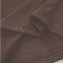 RoseSeek Men's Mock Turtleneck Tank Tops Ribbed Knit Slim Fit Sleeveless Shirts Casual Basic Tee Shirts (Brown, L)