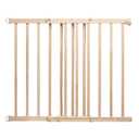 Evenflo Walk-Thru Top of Stairs Baby Gate, Natural Wood
