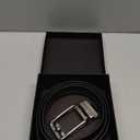 PlusZis 28"-68" Men's Leather Ratchet Dress Belt Big And Tall Cowhide Crocodile/ Alligator Design With Automatic Buckle