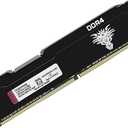 DDR4 2666MHz 8GB Desktop RAM PC4-21300 UDIMM Non-ECC Unbuffered 1.2V 288-Pin CL19 PC Computer Memory Upgrade Module Kit (Black)