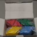 4 Pack Card Holders for Playing Cards, Double Layered Stackable Storage Game Card Tray for Arthritis Patients -Playing Card Rack for Kids Adults Seniors(4 Colors) (Red, yellow, blue, green(4pack))