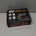 2026 Upgraded Cordless Electric Scissors - Larger 1.84" Tungsten Blade, Wider Opening, 320 RPM, 1/3" Max Thickness, 3-Speed & LED Display, Cardboard Cutter Designed for Cardboard box, Black