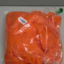 SpaceDresser Basic Rod Pocket Sheer Voile Window Curtain Panels Jaffa Orange 1 Pair 2 Panels 52 Width 84 Inch Long for Kitchen Bedroom Children Living Room Yard(Jaffa Orange,52 W x 84 L)