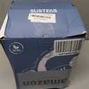 SUSTEAS Stove Top Whistling Tea Kettle - Food Grade Stainless Steel Teakettle Teapot with Cool Touch Ergonomic Handle, With 1 Silicone Pinch Mitt Included, 2.64 Quart(WHITE)