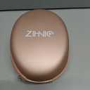 Zihnic - Audfonos bluetooth circumaurales, estreo inalmbricos y cableados plegables Micro SD / TF, FM para iPhone, Samsung, iPad, computadora, PC, TV, audfonos de diadema, almohadillas suaves y livianas para un uso prolongado, Rose gold