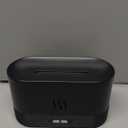 Flame Air Diffuser Humidifier,Upgraded Scent Diffuser for Essential Oils,Ultrasonic Aromatherapy,Fire Mist Humidi with 2 Brightness,Auto-Off Function for Room Home Office(Black) (180ml)