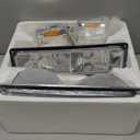 Headlight Assembly with Bumper & Corner Lights for 1994-1998 GMC C10 Sierra Suburban Yukon Chrome Housing Amber Reflector Left Right W/O Bulbs