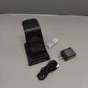 ANJANK 4 in 1 Wireless Charging Station Alarm Clock, Charging Dock for Apple Devices, Charger Stand for iPhone 17 Air 16 15 14 13 12 Series for Apple Watch 11 10 9 8 7 6 5 UItra/SE & AirPods, Dimmable (Black)