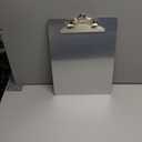 Metal Clipboard, Contractor Heavy Duty Aluminum Clipboard with High Capacity Clip, Rust-Proof Plate for Letter Size and A4 Paper Sheet, Supplies for Office, Jobsite, Medical, School, Law Enforcement