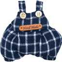 Suitable for 17cm Doll Clothes Set, Compatible with 6.7-Inch Dolls Accessories Doll Outfit- Clothes+Hat+Accessory+Canvas Shoes No Dolls (Black)