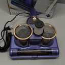 Mattress Vacuum Cleaner, 16kPa Bed Vacuum Cleaner with 253.7nm UV-C Light, Ultrasonic & 140 Heating, Dual Cup & Widen Suction Port Handheld Vacuums for Bed, Sofa, Couch, Crib (500W, Corded) (Bluish Purple)