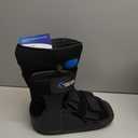 United Ortho Short Air Cam Walker Fracture Boot, Large, Black
