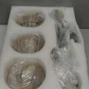 Bathroom Light Fixtures, 3-Light Amber Vanity Lights with Unique Leaf Texture Glass Shade, Modern Matte Black and Gold Bathroom Wall Lamp for Mirror Hallway Cabinet Living Room