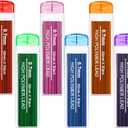 JOVITEC Color Pencil Lead Refills 0.7 mm Mechanical Lead Pencil Refills for Home Offices, 0.7 mm Hb, 6 Color Set(180)
