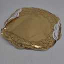 Yexiya 200 Pcs Doilies Lace Paper Doilies 14 Inches Disposable Foil Lace Placemats Large Round Paper Pad Placemats for Cakes Crafts Wedding Birthday Party Decoration(Gold)