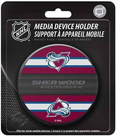 Colorado Avalanche Phone Tablet Business Card Hockey Puck Stand Holder