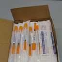 100 Pack 31G-1/4"(6mm) 0.3cc/mL Jeringa Lab Supplies Disposable Liquid Measurement Tool, Individually Wrapped