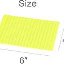 2 x Vanpad Lined Sticky Notes 4X6 in Bright Yellow Ruled Stickies Super Sticking Power Memo Pads Strong Adhesive, 6 Pads/Pack, 45 Sheets/pad