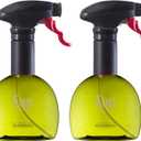Evo Oil Sprayer Mini Non-Aerosol for Olive Oil, Cooking Oils, and Vinegars, Green, 8-Ounce Capacity, Set of 2