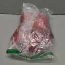 Asano Season 48 Pcs Fake Poinsettia Glitter Flowers and Berry Stems Artificial Red Christmas Flower with Clips Decoration for Xmas Tree Ornaments Party Wreath Decor (Red)