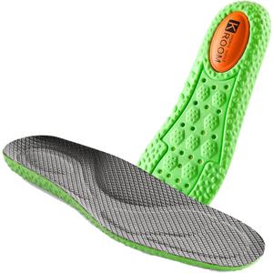 Cloud Insoles for Men Women - Comfort Ultra-Soft Memory Foam Insoles Arch Support Inserts, Anti Fatigue, Shock Absorption (Gray, Men8-11/Women9-12)