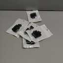 5 x WEDNBR 6pc Aluminum tire Valve caps with Plastic Lining, Corrosion-Resistant for Mercedes Benz A C E S Class Series GLK CLA GLA GLC GLE CLS SLK AMG Series